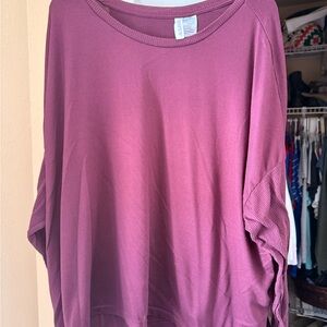 Women's Casual Plum Sweatshirt